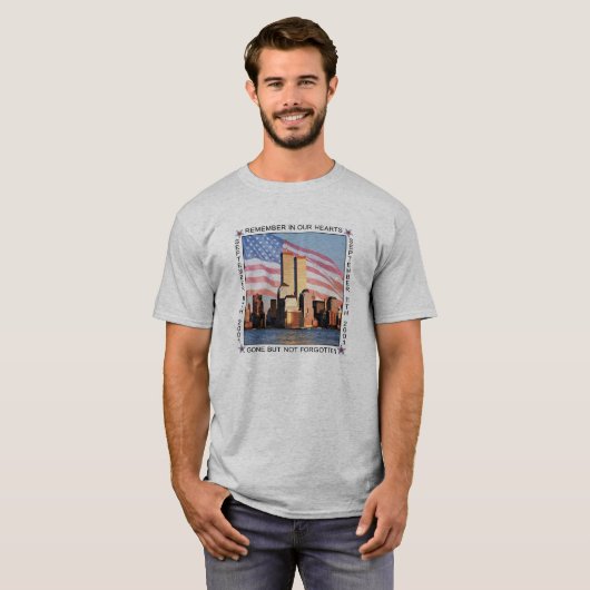 9 11 Tシャツ9月11日を覚えて下さい Tシャツ (正面フル)