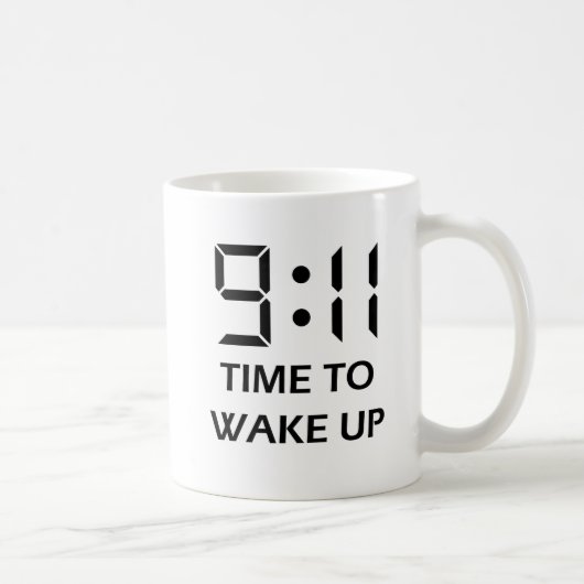 9/11 Wake Up Mug コーヒーマグカップ (右)