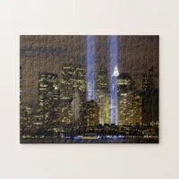 9/11.のツインタワーへの捧げ物 ジグソーパズル | Zazzle.co.jp