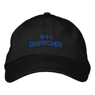 9-1-1 Dispatcher Hat 刺繍入りキャップ