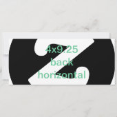 9.25水平招待状x 4 招待状 (裏面)