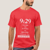 9:29 Tシャツ (正面)