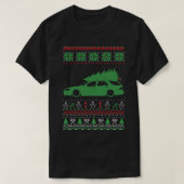 9-5コムビクリスマス醜いセーター Tシャツ (デザイン正面)