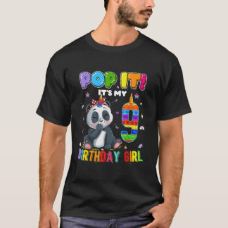 9 9頭目のパンダユニコーン ポップイット Tシャツ