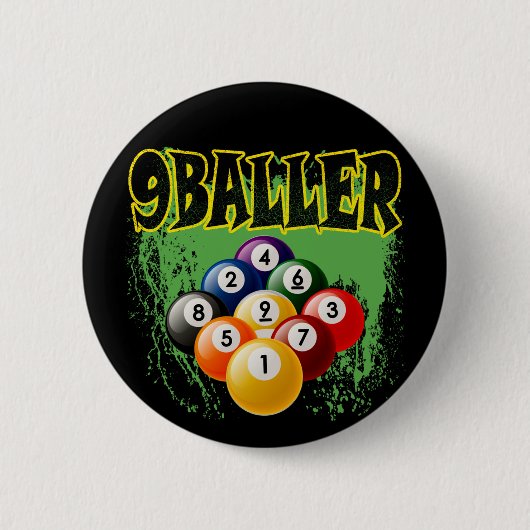 9 BALLER 缶バッジ (正面)
