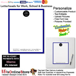 9 Business Blue Logo Letterhead Business Brand  レターヘッド