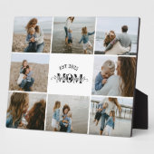 9 Custom Photo Collage Best Mom Ever  フォトプラーク (側面)