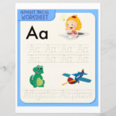 9 Learn To Spell Letter A Teacher Home Schooling (正面)