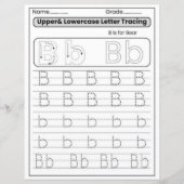 9 Learn To Spell Letter B Teacher Home Schooling (正面)