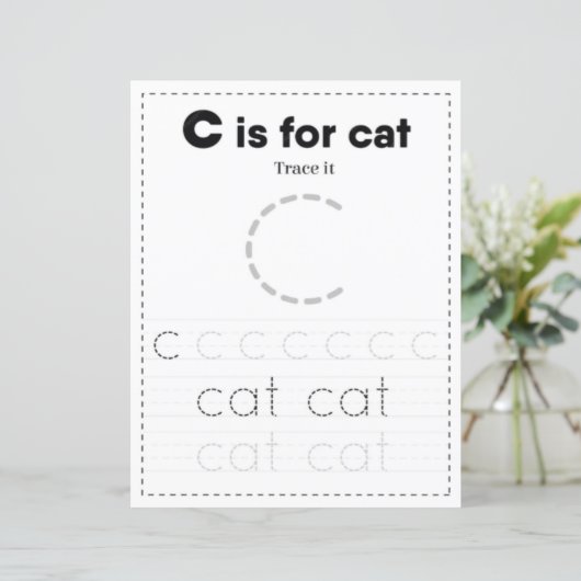 9 Learn To Spell Letter C Teacher Home Schooling (スタンド正面)