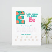 9 Learn To Spell Letter E Teacher Home Schooling (スタンド正面)