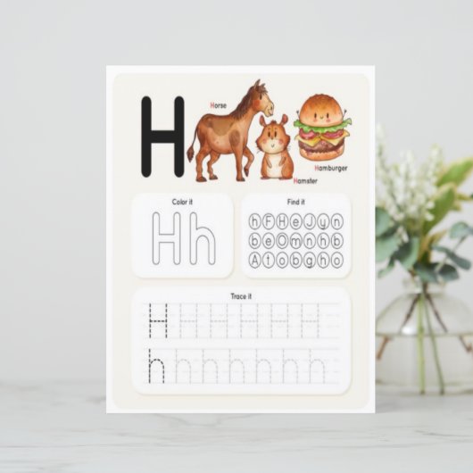 9 Learn To Spell Letter H Teacher Home Schooling (スタンド正面)