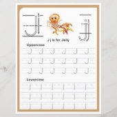 9 Learn To Spell Letter J Teacher Home Schooling (正面)