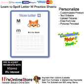 9 Learn To Spell Letter M Teacher Home Schooling