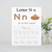 9 Learn To Spell Letter N Teacher Home Schooling (スタンド正面)