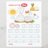 9 Learn To Spell Letter O Teacher Home Schooling (正面)