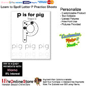 9 Learn To Spell Letter P Teacher Home Schooling