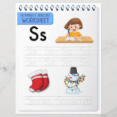 9 Learn To Spell Letter S Teacher Home Schooling (正面)