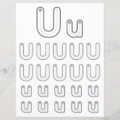 9 Learn To Spell Letter U Teacher Home Schooling (正面)