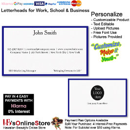 9 Modern Blue Promote Company Brand Name 名刺