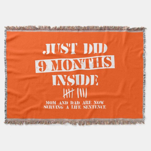 9 Months Inside スローブランケット (正面)