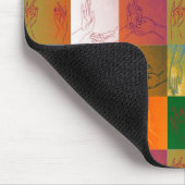 9 Mudrasのマウスパッド マウスパッド (コーナー)