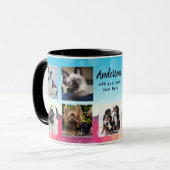 9 PET写真記念コラージュInstagram名ギフト マグカップ (正面左)
