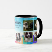 9 PET写真記念コラージュInstagram名ギフト マグカップ (正面右)