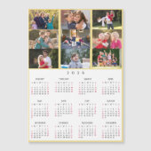 9 Photo Collage Personalized 2026 Family Calendar (正面)