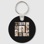 9 Photo Collage Template  キーホルダー (正面)