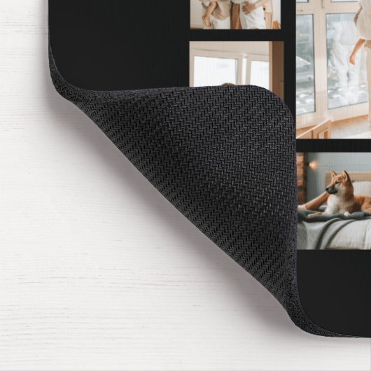 9 Photo Collage Template  マウスパッド (コーナー)
