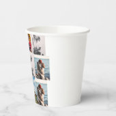 9 Photo Custom Personalized Collage 紙コップ (左)