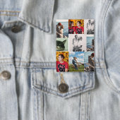 9 Photo Custom Personalized Collage 缶バッジ (インサイチュ)