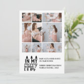 9 Photo In My Merry Pregnant Era Christmas シーズンカード (スタンド正面)