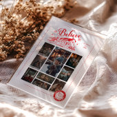 9 Photo Polar Express Christmas Ticket アクリル招待状