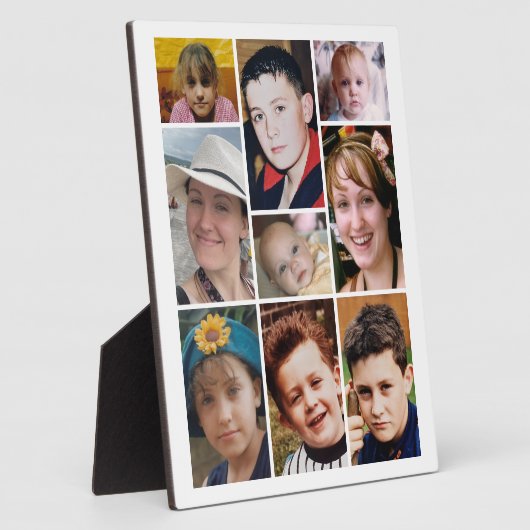 9 photo white display フォトプラーク (側面)