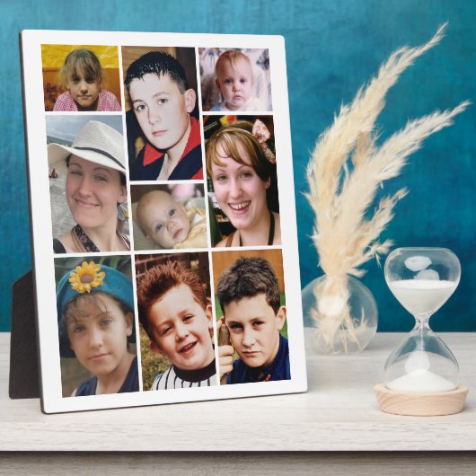 9 photo white display フォトプラーク (側面)