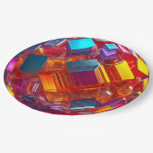 9" Round Paper Plate ペーパープレート (アングル)