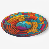 9" Round Paper Plate ペーパープレート (アングル)