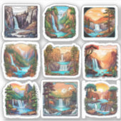 9 Square自然シールのフルセット シール (正面)