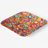 9" Square Paper Plate ペーパープレート (傾斜あり)