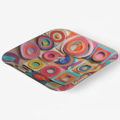 9" Square Paper Plate ペーパープレート (傾斜あり)