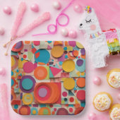 9" Square Paper Plate ペーパープレート (パーティー)