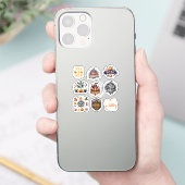 9 stickers Trick or treat シール (スマートフォン)