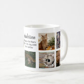 9 xフォトコラージュ猫好きカスタム文字メモリアル コーヒーマグカップ (正面右)