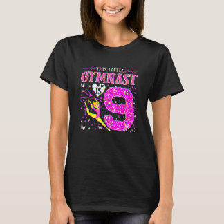 9 Year Old Gymnast 9th Birthday Tumbling Gymnastic Tシャツ