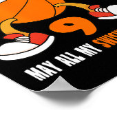 9 Year Old Happy 9th Birthday Bysketbyll 9th Birth ポスター (角)