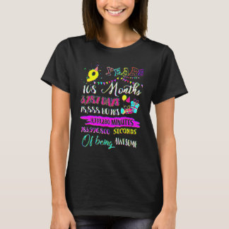 9 Years Old Awesome Funny Birthday Kids Toddlers C Tシャツ