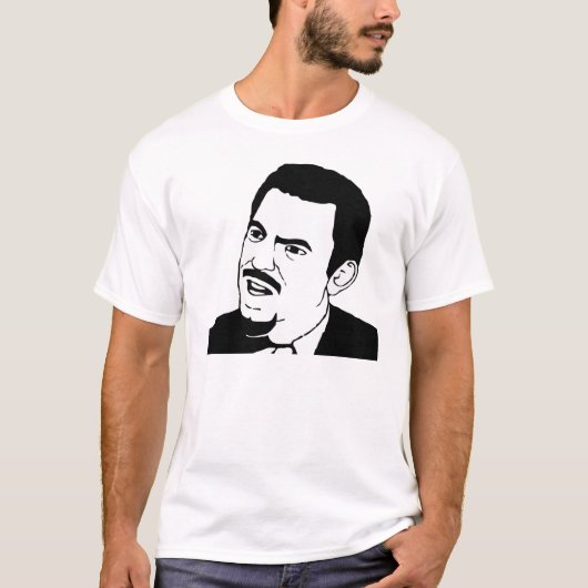 9GAGは深刻な顔です Tシャツ (正面)