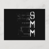 9MM Gun Ammo Firing Range Target Practice Hunting 案内ポストカード (正面)